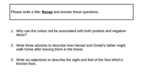 Fairy Tales Goldilocks Verb Choice Characterisation Inference