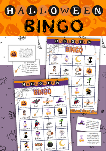 Halloween Bingo Game. | Teaching Resources