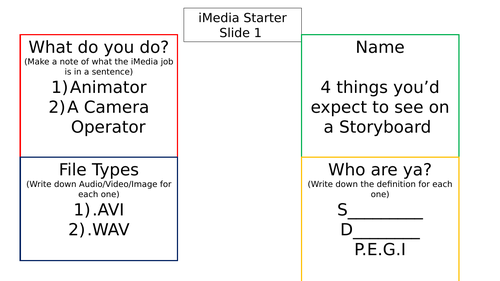 Creative iMedia R093 Starter Slides