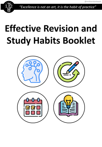 Revision, Study Skills & Habits Booklet