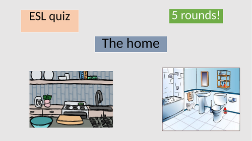 ESL Quiz - the home