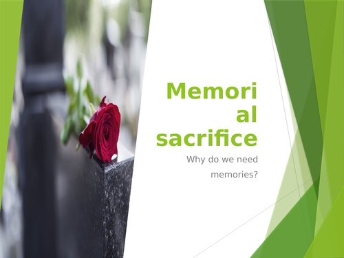 Come and See Year 5 Memorial Sacrifice