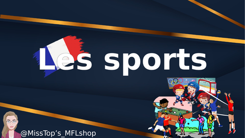 French Theme 1 - Sports (play) + since | Teaching Resources