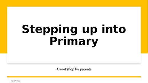 Stepping up to Primary