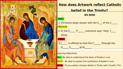 Galilee to Jerusalem - Rublev's Trinity