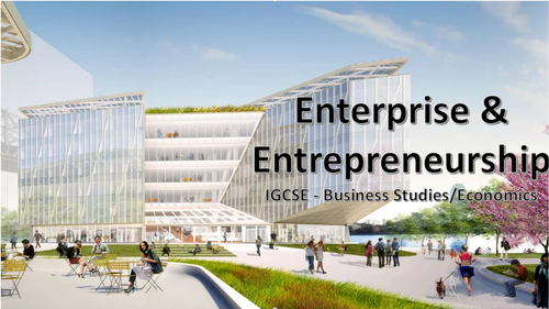Enterprise and Entrepreneurship