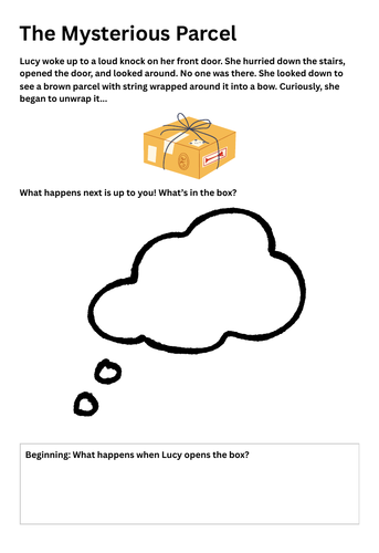KS2 Writing Prompt - The Mysterious Parcel