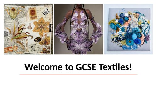GCSE textiles SOL