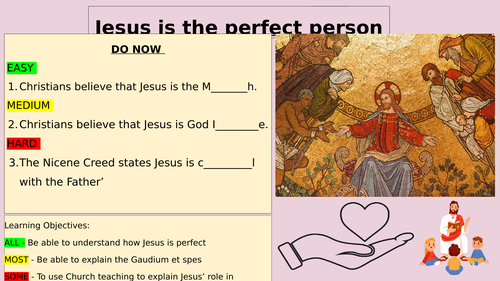 Galilee to Jerusalem - Jesus the perfect person
