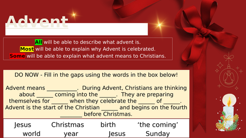 Advent - KS3