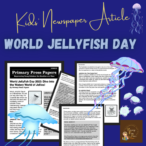 World Jellyfish Day 3 Nov 2023: Dive into the Watery World of Jellies!