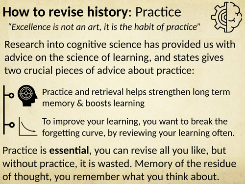 Revision in History - Practice