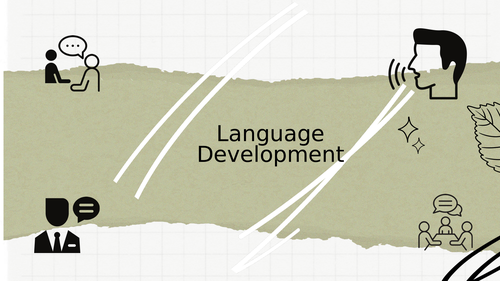 Language development slide