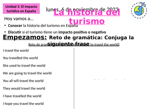 La historia del turismo