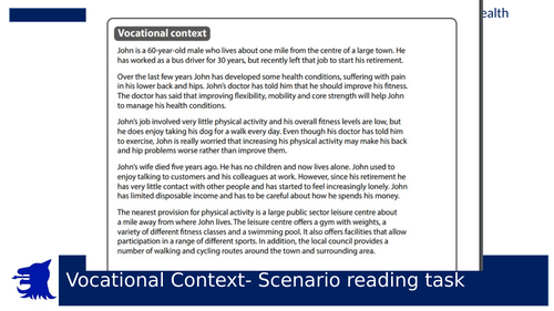 Btec Tech Award in Sport Component 1 Jan 2023 PSA