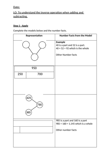 Inverse Operations - Years 4-5