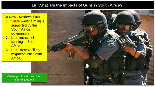 type of guns in south africa