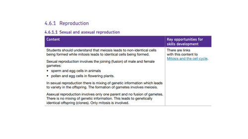 Sexual and asexual reproduction