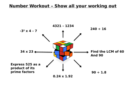 Revision for grade 4 foundation maths