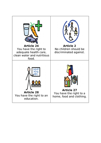 Communication Friendly UNCRC Articles