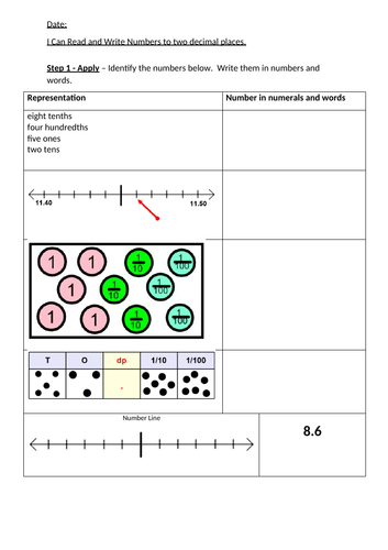 Read and Write Decimal Numbers to 2dp