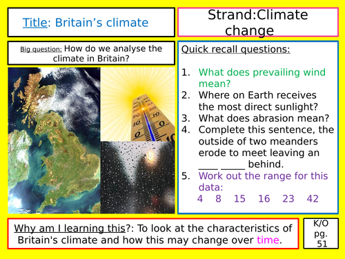 What is Britain's climate like?