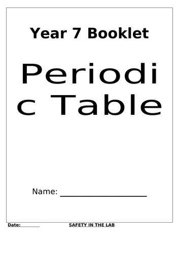 whole topic periodic table