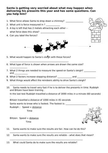 christmas quiz KS3