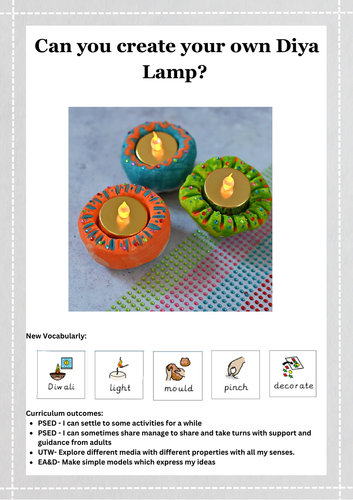 Nursery Diwali Table Challenges