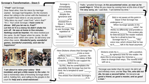 Stave 5 - Scrooge's Transformation (A Christmas Carol)