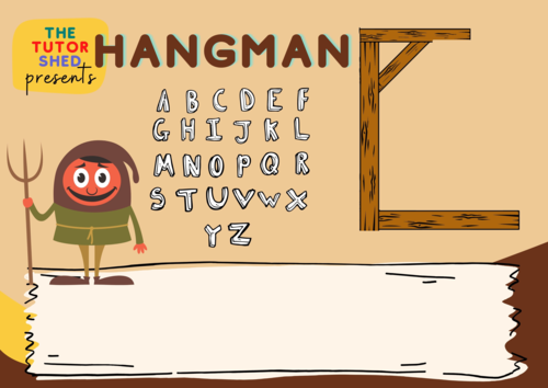 The Tutor Shed Presents - Hangman a Board Game