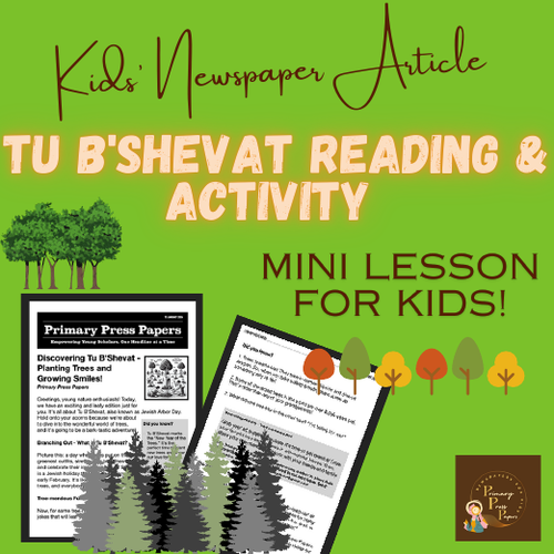Discovering Tu B'Shevat - Planting Trees and Growing Smiles for Kids to Learn