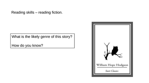 KS4, KS3, Reading, Analysis of Methods, Cover, HW, Revision, Gothic, "Carnacki the Ghost Finder"