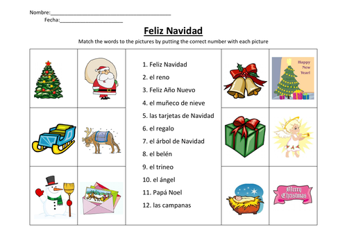 Navidad - Picture match