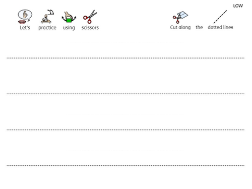 Scissor Skills Worksheets
