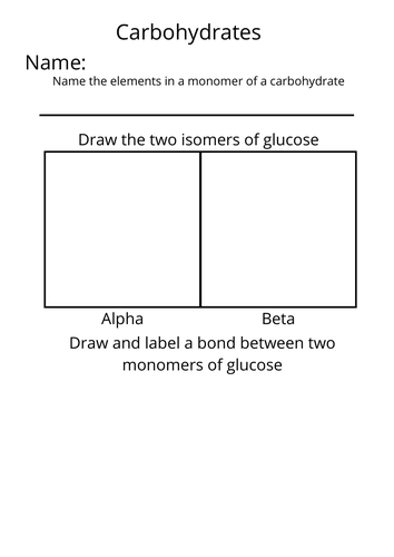 Isomers and bonding in glucose