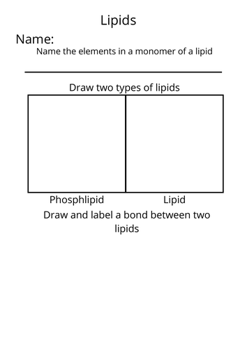 Bonding in lipids/ phospholipids