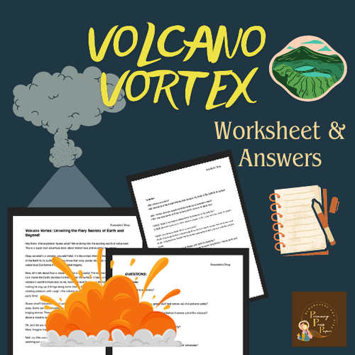 Volcano Vortex: Unveiling the Fiery Secrets of Earth and Beyond! Kids TEXT & FUN