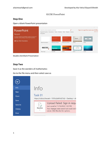 IGCSE ICT Presentation