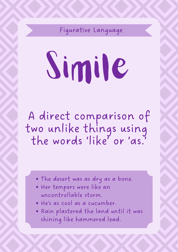 Classroom posters - Literary Techniques