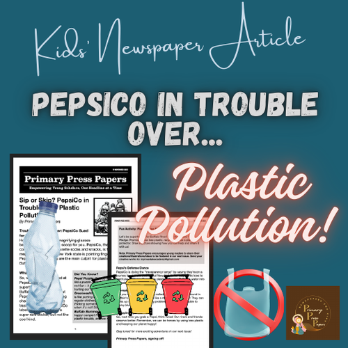 Sip or Skip? PepsiCo in Trouble Over Plastic Pollution!" Kid's Newspaper Reading Time
