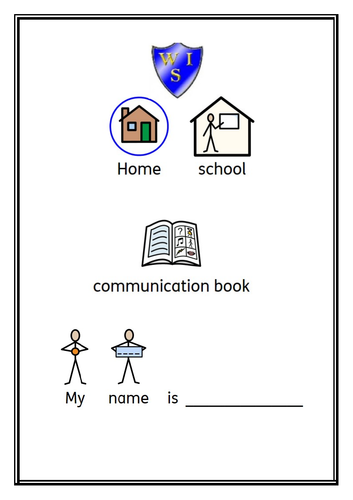 home school communication book