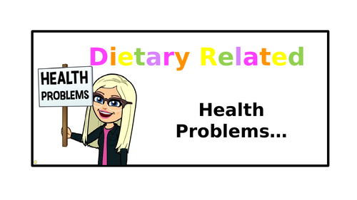 Dietary Related Disorders Display: Home Economics