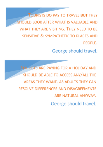 Tourism4 - when tourism goes wrong and causes offence, why and solutions