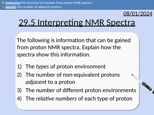 A level Chemistry: Interpreting Proton NMR Spectra
