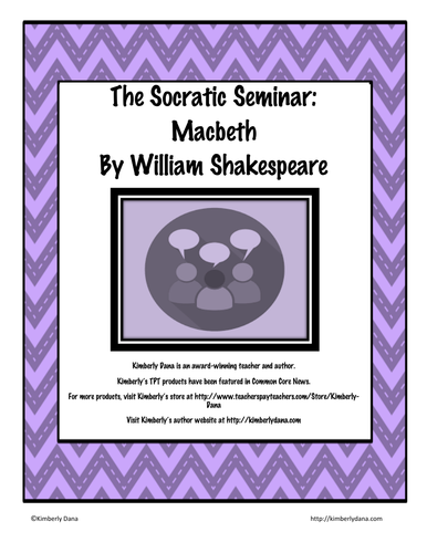 Macbeth Socratic Seminar