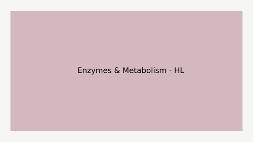 IB Biology C1.1-1.3