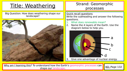 What is weathering