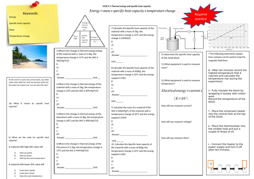 Specific heat capacity