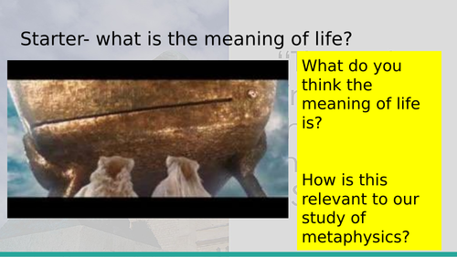 Metaphysics Of God Introduction Teaching Resources